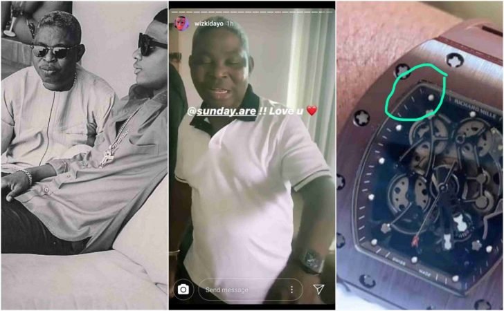 Wizkid N55M Richard Millie Watch Gift To Sunday Are, Is Reportedly Fake