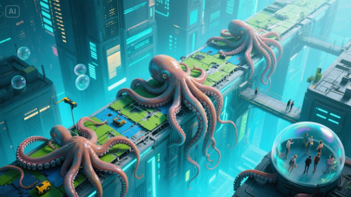 Create Visuals of Underwater Cities and Aquatic Life