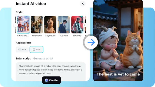 Clone Your Avatar Instantly with the AI Video Maker for Creators